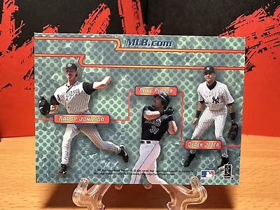 Derek Jeter/Piazza/Ichiro//Sosa/RandyJ//Pedro 2002 MLB.com Promo Card • $3.50