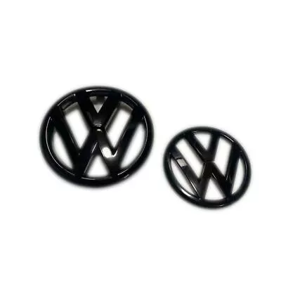 Glossy Black Front And Rear Badge Emblem For VW Volkswagen MK6 GTI GOLF6 Set • $39.99