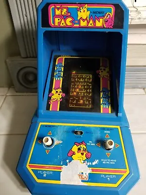 1981 Ms. PAC-MAN Mini Tabletop Arcade Video Game Coleco Bally Midway • $79.99