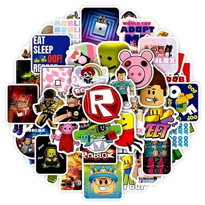 UK 50 Best Roblox Cool Sticker Pack Decal Vinyl Guitar Luggage Skateboard Laptop • £3.99