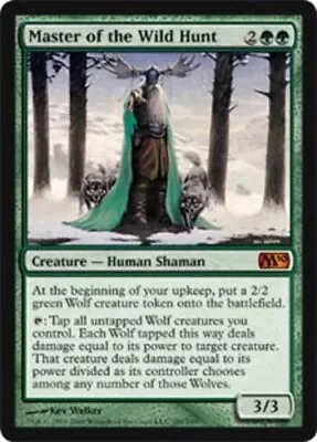 Master Of The Wild Hunt PL/MP English MTG Magic 2010 (M10) • $4.01