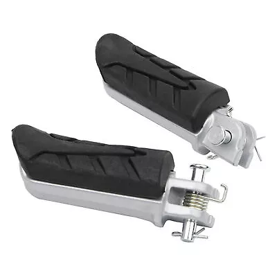 Universal Motorcycle Foot Pegs Pedal Foot Rest Luminum Alloy For Scooter Bike • $18.75