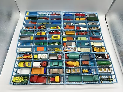 VINTAGE Official  Matchbox  Series Deluxe Collector’s Case Holds 72 Cars 1968 • $38