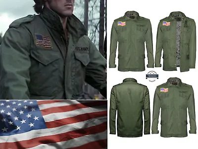 Mens M65 First Blood John Rambo Military Us Army Commander Movie Cotton Jacket • £55