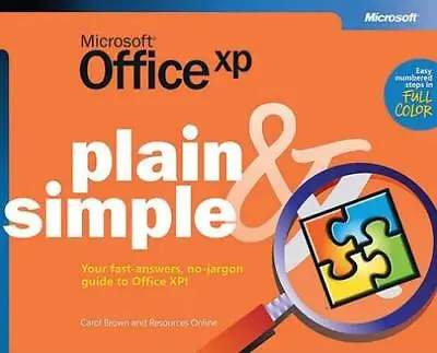 Microsoft Office XP Plain  Simple (How To Do Everything) - ACCEPTABLE • $3.97