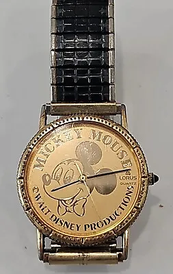 Vintage Lorus Walt Disney Productions Mickey Mouse Watch  • $19.99