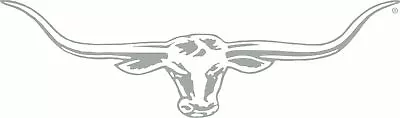 OFFICIAL LICENSED RMW R.M.Williams Longhorn Car Sticker Decal 70cm Chrome Silver • $29.99