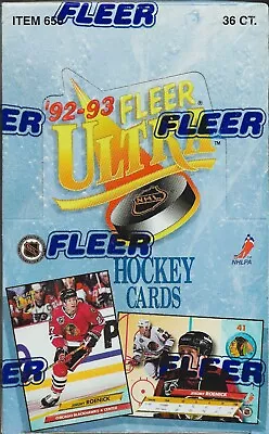 1992 92 93 Fleer Ultra  HOCKEY  Series I 1 Sealed Box • $34.95