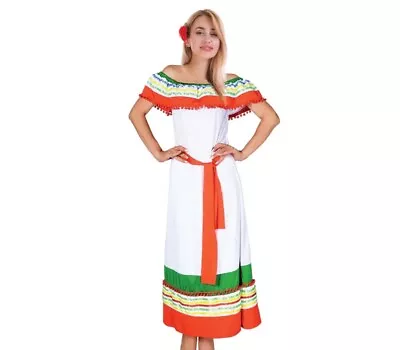 Mexican Dress Up Costume . Adult XS-S  Fancy Dress Fiesta  New  • $30