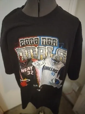 NBA Finals 2006 Miami Heat Dallas Mavericks T-Shirt Men's 2XL  • $30