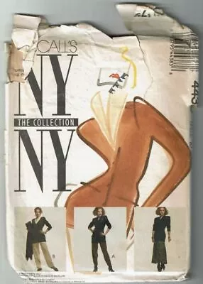 McCalls Sewing Pattern 4438 Jacket Skirt Pants Misses Size 10 NY NY Collection • $8.76