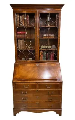 Bevan Funnell Secretary Desk With Bookcase Top • $2899