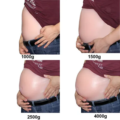 Silicone Fake Pregnancy Belly Pregnant Bump Maternity Baby Belly Crossdress • £63.71