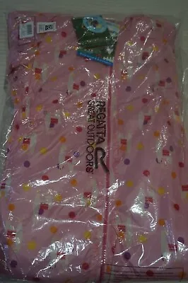 £18.99 • Buy REGATTA Girls Pobble Waterproof Puddle Suit - Sweet Lilac Llama - 3-4YRS RRP £50