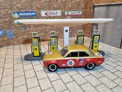 50's BP Petrol Pump Model Kit 1:43 Scale Models Cars Garage Diorama 3d Printed. • £13.50