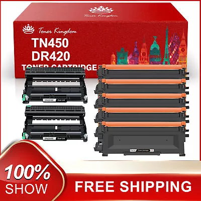 TN450 Toner DR420 Drum For Brother HL-2270DW HL-2240 2280DW MFC-7860DW 7360N Lot • $54.88