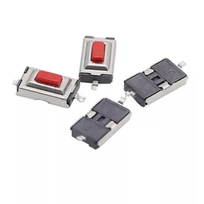 100PCS 3*6*2.5mm 3*6*2.5H 3x6x2.5mm SMD Red Push Button Switch • $21.68