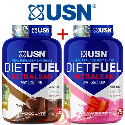 £45.99 • Buy 2 X USN Diet Fuel Ultralean Protein 1Kg High Meal Replacement )