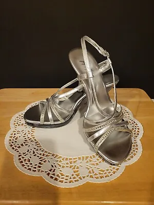 Jacqueline Ferrar 7.5M Silver High Heels • $25