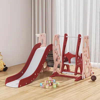 £115.95 • Buy Kids Garden Swing Slide Set Toddler Baby Climber Toy Indoor Outdoor Playground