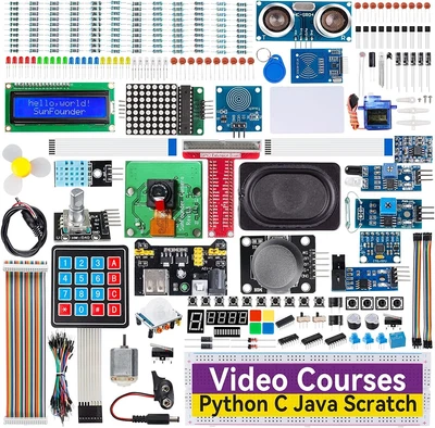 $97.55 • Buy Raspberry Pi Ultimate Starter Kit For Raspberry Pi 4B 3B+ 400, Python C Java Scr