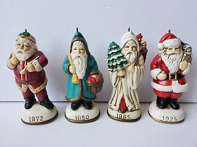 Vintage Lot Of 4 Memories Of Santa Christmas Ornaments Reproductions Inc. Korea • $24.99