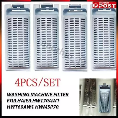 4pcs Washing Machine Lint Filter For Haier Hwt70aw1 Hwt60aw1 Hwmsp70 • $15.99