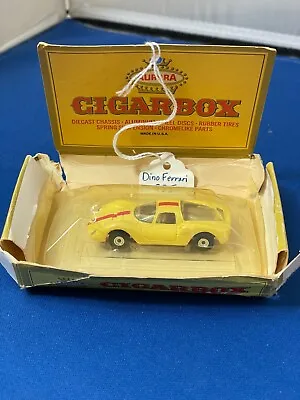 Vintage Aurora Cigar Box #6111 Dino Ferrari Rubber Tires Mint To Near Mint! • $39.99