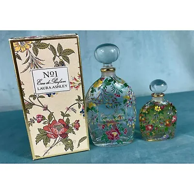 Laura Ashley Pure Parfum Splash .50 Oz Plus 1 Display Bottle 15 Ml • $299.99