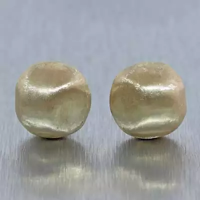 Marco Bicego Africa Collection 18k Yellow Gold Medium Clip On Stud Earrings • $999.21