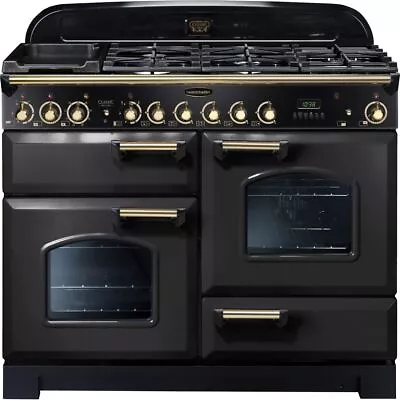 Rangemaster CDL110DFFCB/B Classic Deluxe 109cm Dual Fuel Range Cooker 5 Burners • £2819