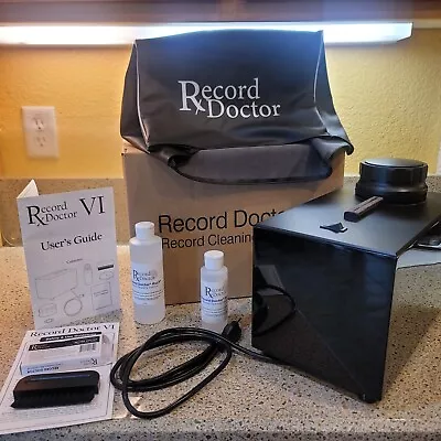 Record Doctor VI Vinyl LP Record Cleaning Machine And Cleaner Kit Carbon Fiber • $300