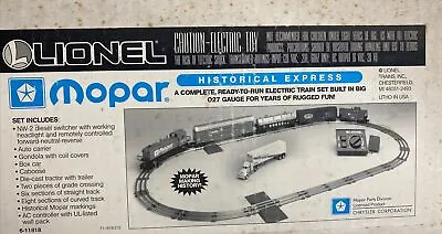 Lionel  Mopar Historical Express Train Set O-27 - New In Box • $225