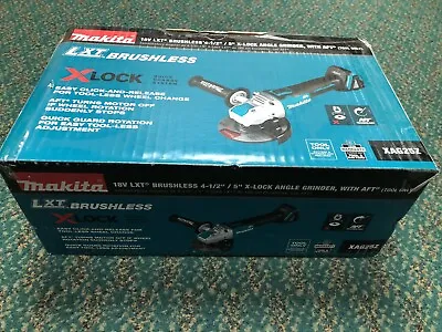Makita XAG25Z 18V Brushless Cordless X LOCK AFT Angle Grinder - Tool Only NEW • $119.99