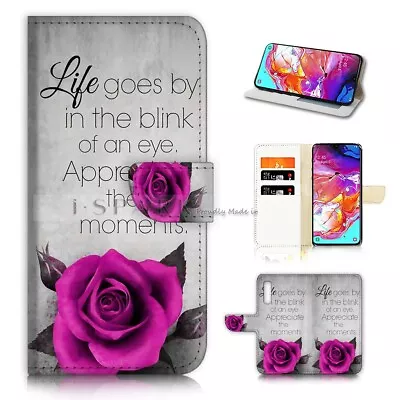 ( For Optus X Power 2 ) Flip Wallet Case Cover AJ40217 Rose • $12.99