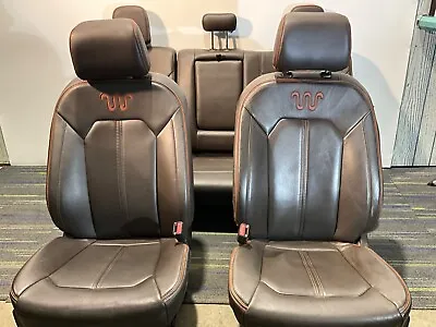 2015-2020 FORD F150 KING RANCH SEAT SET;  COOLED And HEATED; BROWN LEATHER • $2500