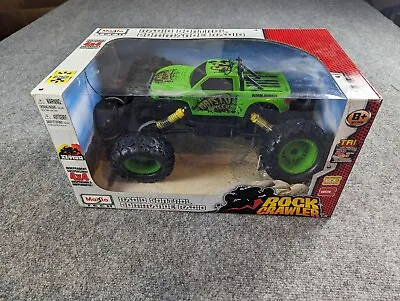Rock Crawler R/C  Remote Monster Truck NEW Green Maisto Tech • $24.98