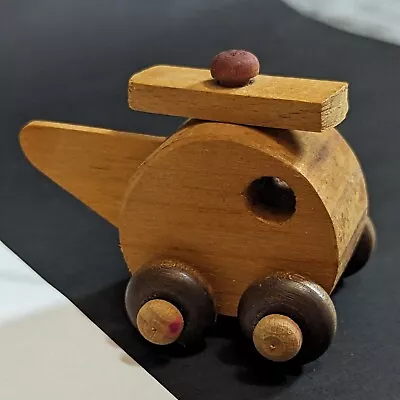 The Montgomery Schoolhouse Vermont Helicopter Wood Toy Vermont • $22