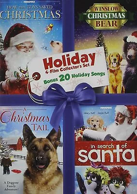 New 4 Holiday Movie Dvd(a Christmas Tailwinslow The Bearhow Toys Savedin Sear • $9.99