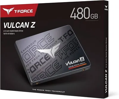 Team Group 480GB SSD T-FORCE VULCAN Z 2.5  SATA NAND Internal Solid State Drive • $28.95