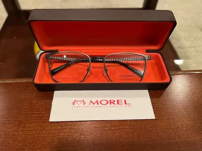 Morel Nomad 40072N GB09 Eyeglasses Frame Men's Dark Grey Full Rim Square 54mm • $18.20