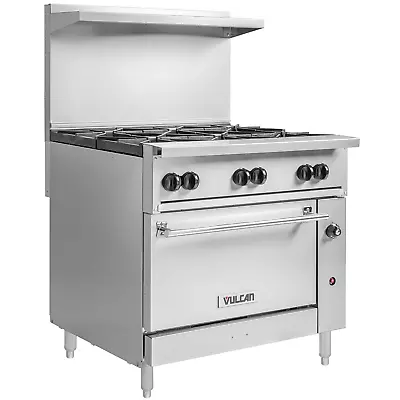 Vulcan Endurance 6 Burner 36  Natural Gas Range With Standard Oven Base • $4480