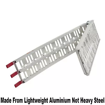 Bike It Motorcycle Motocross Mx Bike Aluminium Folding Van Trailer Loading Ramp • £94.95