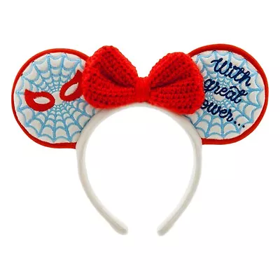 2023 Disney Parks Spider-Man  With Great Power  Minnie Ear Headband • $26.85