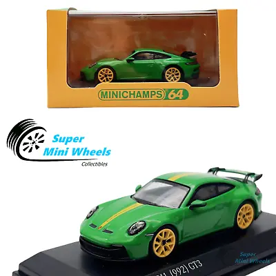 Minichamps X Tarmac Works 1:64 Porsche 911 GT3 Python Green • $24.99