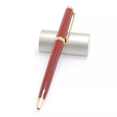 Montblanc/Noblesse Oblige Ballpoint Pen Maroon M-Shaped/Twisthandwriting Confirm • $198.99