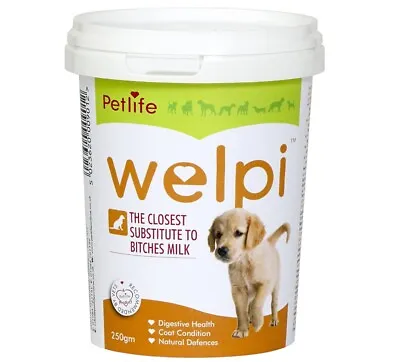 £13.89 • Buy Petlife Welpi 250g Whelping Box Dog Puppy Milk Formula Whelpi, Powder