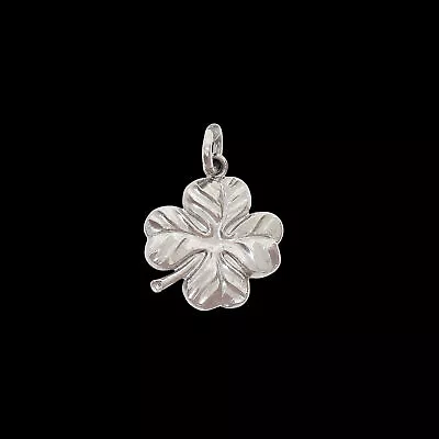 Vintage Sterling Silver 925 Lucky Clover Shamrock Charm - Small • $24.99