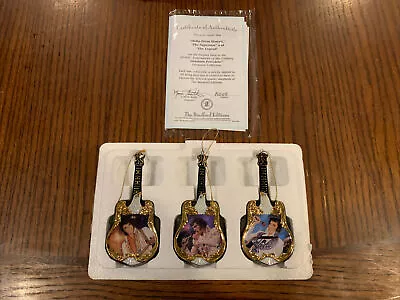 Elvis Guitar Ornaments Bradford Exchange 2001 AlohaSuperstar And Legend 2001!!! • $49.99