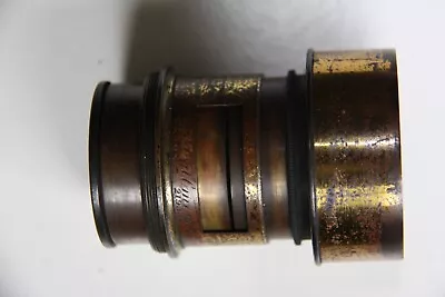 J H Dallmeyer Lens. Very Rare Early Brass Camera Lens From 1861 • £1250